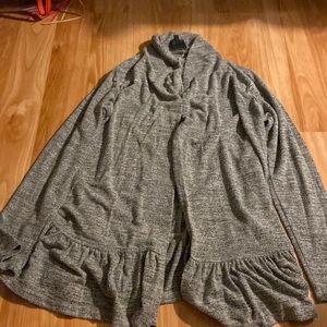 Bobeau Petite Gray Cardigan